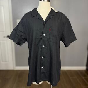 Levi's Sunset Camp Shirt, Black, L